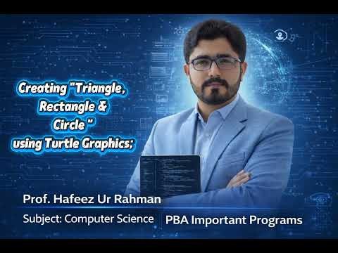​Python Turtle Graphics Tutorial: Draw Rectangle, Triangle & Circle