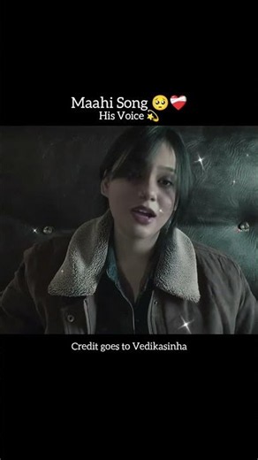 His Voice 🤍😇 Maahi Sad Song Lyrics Status 🫶 #song #shorts #lyrics #sad
