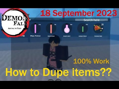 Demonfall: How to Duplicate items [New Method] 100% Results