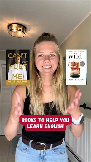 📕 📚 Here’s two books to help you learn new english vocabulary and keep you entertained Wild by Cheryl Strayed helps you learn emotional, descriptive language and storytelling. Can’t Hurt Me by David Goggins teaches you motivational, direct language, including slang and military terms. Tip: Keep a vocabulary journal to remember new words. Comment a sentence below letting us know what your favorite book is! . . . . . . . . #ESL #TESOL #TEFL #EFL #ELT #EnglishLanguageLearner #ELL #LearnEnglish #E