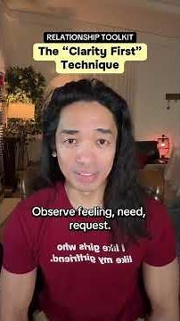 A clarity first communication technique for defensiveness