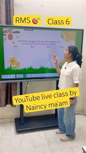RMS Class 6 YouTube Live Class 🔥 | Naincy Ma’am Studio Live View | RMS Preparation 2026 #RMSClass6