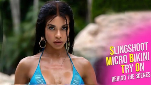 Slingshot Micro Bikini Try-On Haul - Nano/Tiny Micro Bikini - YouTube