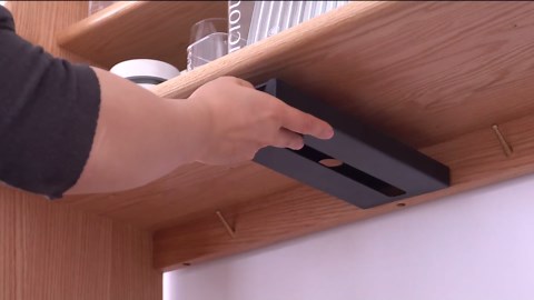 Wine Glass Holder Under Shelf Cabinet Wine Glass Rack Plastic Stemware Rack Glassware Drying Storage Hanger for Kitchen,Bar and Restaurant (Black-2Pack)