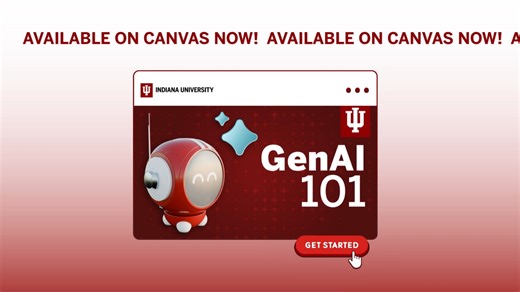 GenAI 101 has officially touched down at IU! 🚀 Indiana University is proud to introduce GenAI 101 — a bold, new online program that furthers the university's commitment to innovation and AI literacy across our campuses. This free, non-credit course is designed for early to mid-stage learners, and will equip users with AI skills critical for the modern workplace. Upon completion of the course, users can also add the official course completion badge to their LinkedIn profile to show they've gaine