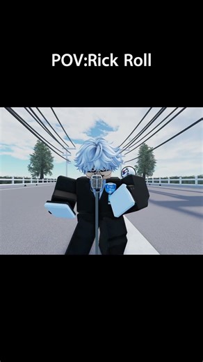 POV:Rick Roll #roblox #animation
