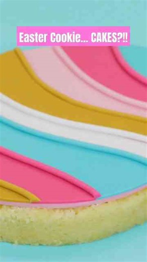 I couldn’t resist turning these cute cookies into a full cake