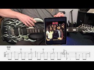 Highway to Hell Guitar Lesson - AC/DC Full Song with Solo & Tabs (Easy)