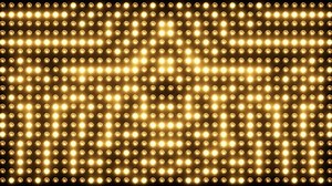 Wall of Flashing Cinematic Lights