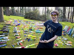 WORLDS LARGEST NERF GUN ARSENAL!!!