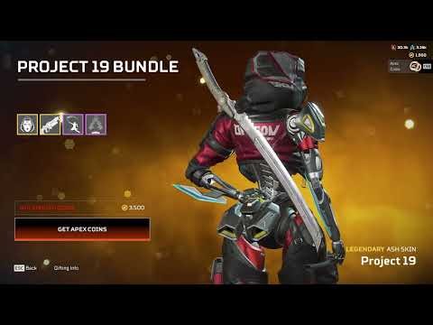 APEX LEGENDS | Ash | Legendary | Project 19