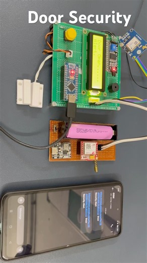 Door Security System #diy_project #arduino #microcontroller #arduinouno #nodemcuesp8266 #diy #gps