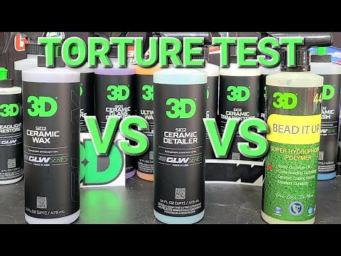 [TESTED] 3D Bead It Up, SIO2 Detailer, & SIO2 Wax vs The Gauntlet