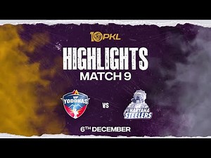 Match Highlights: U.P. Yoddhas vs Haryana Steelers | December 6 | Pro Kabaddi Season 10
