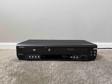 Symphonic WF803 DVD VHS VCR Combo Compact Disc CD Player Recorder