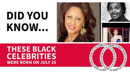 4.1K views · 224 reactions | Did you know these Black Celebrities were born on July 26? #birthday #LeoSeason #JoeJackson #DarleneLove #michaeljackson #julybaby | Black Celebrity Birthdays | Facebook