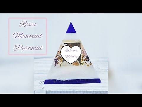 Resin Memorial Pyramid [full video] #resin #epoxy #epoxyresin #Memorial #resinpyramid