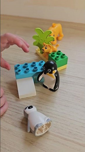 Unboxing LEGO DUPLO 10442 #legoduplo #duplo #legoshorts #penguin #lion