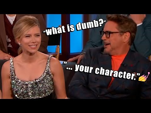 marvel cast roasting each other for 11 minutes straight (part 1)