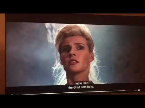 Indiana Jones and the Last Crusade: Elsa falls into abyss/death