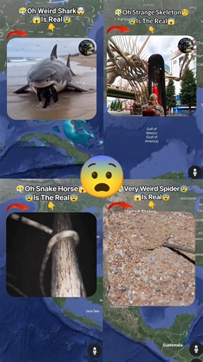 🧐🤯I Found Four New Strange Things In Google Earth And Maps!? #shorts #reels #viral #maps