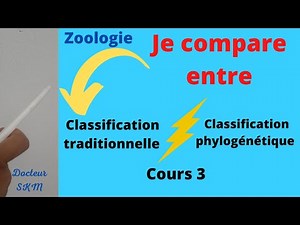 Types de classifications- classification traditionnelle VS classification phylogénétique-Cours 3-