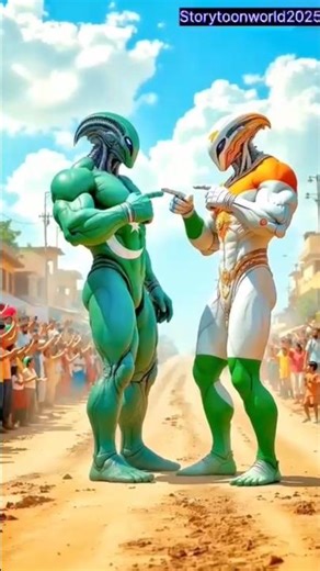ind🇮🇳vs pak🇵🇰 alien fighting competition 🔥