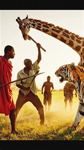 tiger 🐅 versus giraffe 🦒