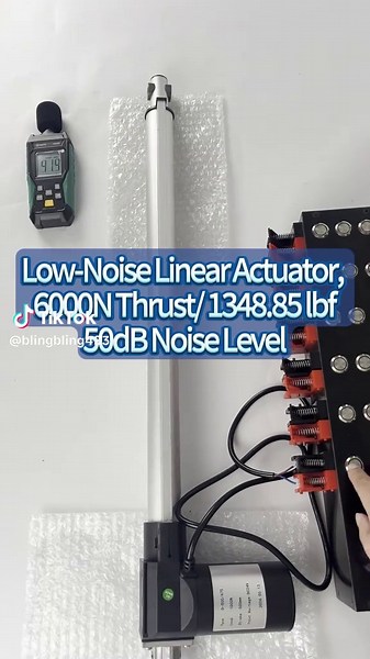 High-thrust low-noise actuator for smart homes electric beds, reclining sofas, TV lifts, adjustable desks, and automation systems. Smooth operation, stable performance, customizable stroke lengths, and optional Hall sensor feedback for precise synchronous control.#actuator #dcmotor #linearactuator #electric #pushrod #remote #smarthome #lownoise