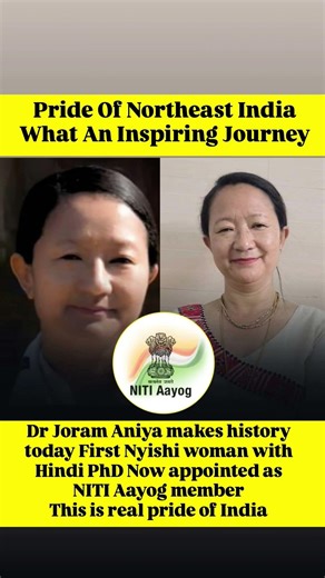 History Made: Dr Joram Aniya Joins NITI Aayog