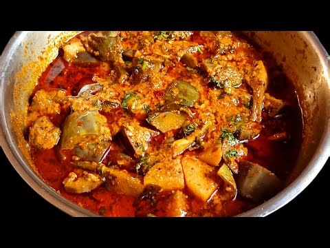 सुगंधाने शेजारीही विचारतील अशी झणझणीत गावरान पद्धतीची वांगी बटाट्याची भाजी |Vanga Batata Bhaji