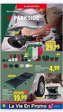#Lidl Italia 🇮🇹 Pubblicità del volantino settimanale 13.04 🌿 Promozione offerta #Parkside