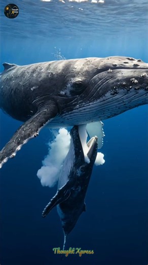 How Whales Feed Their Babies Underwater❓😱 #shorts #ocean #facts #whalefacts #deepsea