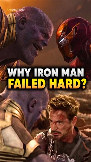 Why Iron Man’s Nanotech Suit Failed Against Thanos? #thanos #ironman #mcu