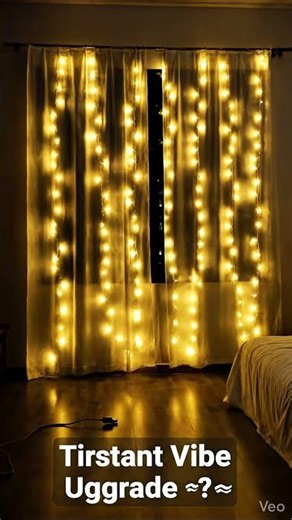 Turn any room into a dreamy vibe ✨ Our Curtain String Lights add warmth, color, and magic to your sp
