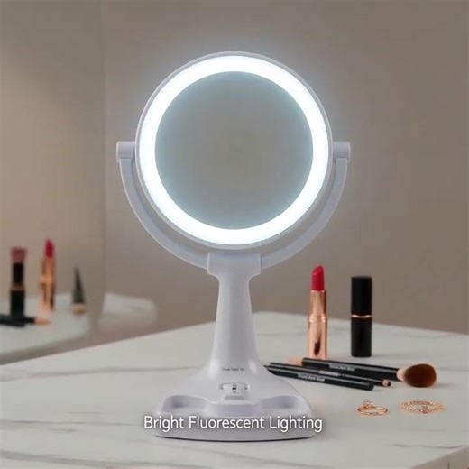 Zadro 11” Lighted Makeup Mirror Review | 10X/1X Magnification Vanity Mirror with Tray