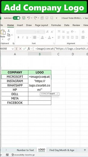 Add any COMPANY LOGO to Excel in SECONDS!