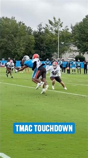 TMAC Cooking Browns DBs in Practice 🔥
