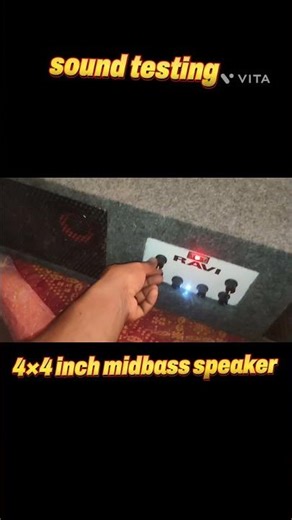 SOUND TESTING 4 INCH WOOFER