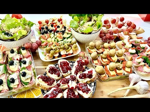 ***Najlepsze przekąski na imprezę*** || **Zimne płyty z różnymi koreczkami i nie tylko #154**