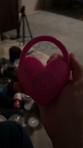 Heart speaker in low light