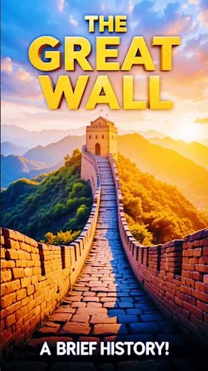 The Great Wall of China: A Brief History #greatwall #chinawall #history #greatwallofchina #facts