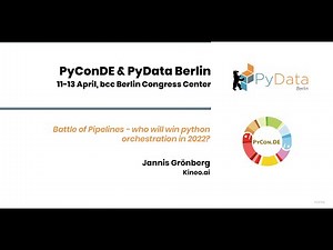 Jannis Grönberg: Battle of Pipelines - who will win python orchestration in 2022?