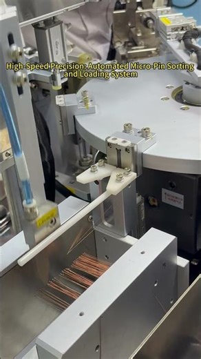 High-Speed Precision: Automated Micro-Pin Sorting and Loading System