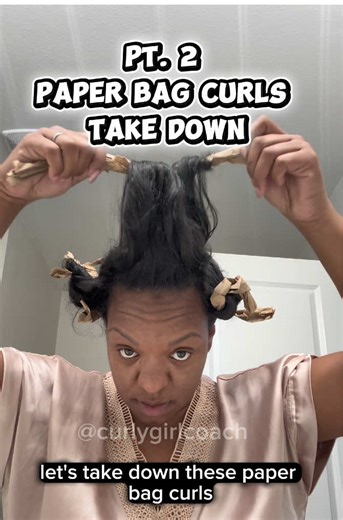 Achieve Gorgeous Paper Bag Curls Without Heat