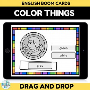 Color Objects Boom Cards for Distance Learning