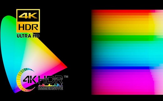 【4K HDR】 (ST2084 BT2020) 亮度测试0到10000nits