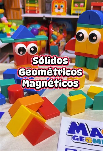 Sólidos geométricos magnéticos para el desarrollo infantil
