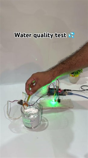 ⚠️ Water Quality monitoring with arduino #arduino #sensors #experiment #esp32 #diy #arduinoproject