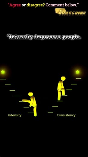 Consistency Builds Success 💯 | Stop Chasing Intensity 🔥